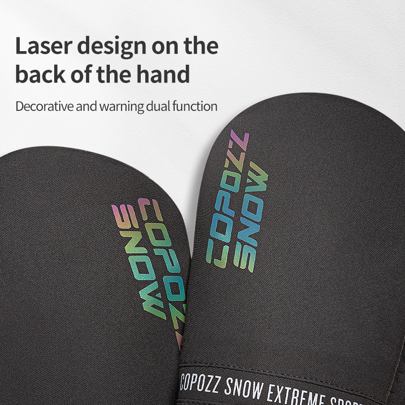 COPOZZ Kevlar Profesionalios žiemos terminės pirštinės Vyriškos kumštinės pirštinės storina -30 laipsnių slidinėjimo pirštinės Šiltos vandeniui atsparios sniego pirštinės