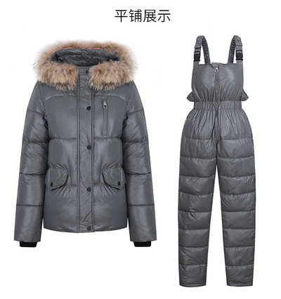 2021 Winter One Piece Jumpsuit Ski Γυναικείες φόρμες Ski Sust Jacket 2 τμχ Σετ χιονιού εξωτερικού χώρου
