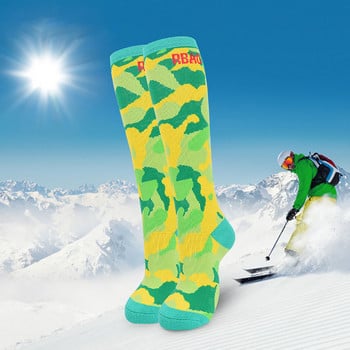 Loogdeel Winter Long Tube Детски ролкови кънки, ски, сноуборд чорапи, дебели пълни хавлиени чорапи, спорт на открито, топлина, комфорт