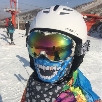 KoKossi Winter Ski Helmet Adult Integrally-molded Snowboard Helmet Men Keep Warm Safety Skiing Skating Head Защитна каска