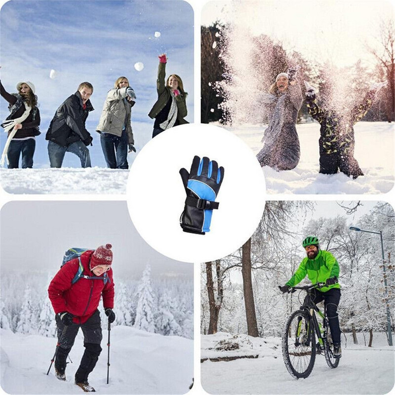 Elektromos USB fűtött kesztyűk kézmelegítő újratölthető kültéri motorkerékpár ujjatlan