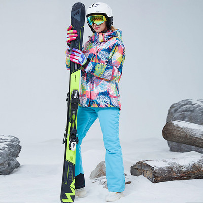 Zimsko skijaško odijelo Ženska jakna za skijanje na otvorenom Skijanje na snijegu Sportska planinska vodootporna odjeća za snijeg otporna na vjetar SK098