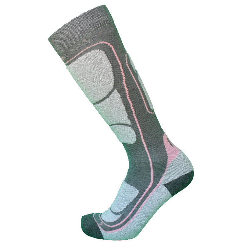 1 pár téli szabadtéri sport kompressziós gyapjú vastag sízokni 3 színben