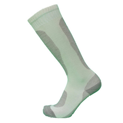 1 ζευγάρι Χειμερινές κάλτσες σκι από μπαμπού Terry, Γυναικείες κάλτσες Λευκό χρώμα (2 ζευγάρια)