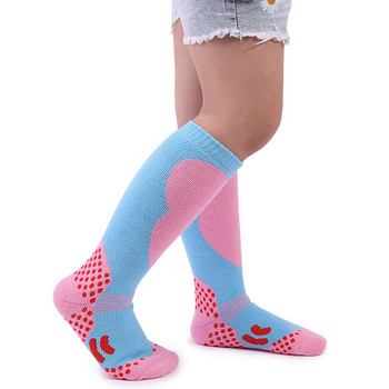 KoKossi Детски ски чорапи Поглъщащи потта Удобни меки зимни топли хавлиени долнища Удебелени детски чорапи за спорт на открито Туристически чорапи