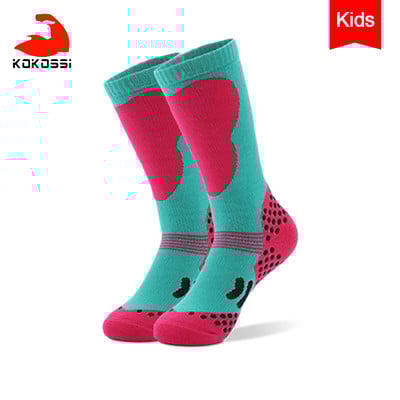 KoKossi Gyermek sízokni izzadságelnyelő kényelmes puha téli meleg törölköző alsó vastagított gyerek kültéri sport túra zokni