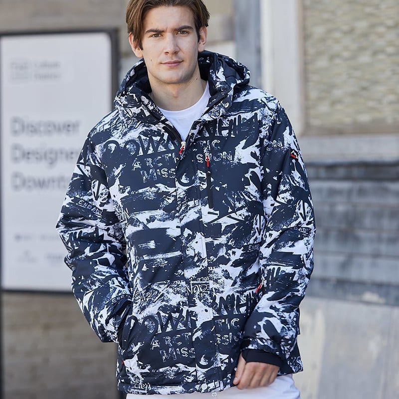 Férfi jéghó ruha készletek szabadtéri sportokhoz snowboard ruházat vízálló, lélegző síelési viselet téli dzsekik és pántos nadrágok