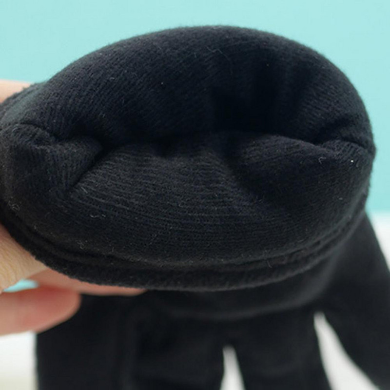 1 pár téli kesztyű férfi női vastag, szakadásálló kerékpáros síkesztyű, teljes ujjú, foltosodásgátló felnőtt ujjatlan