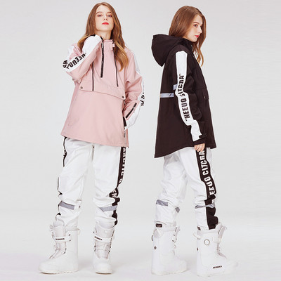 Nové pánske dámske párové lyžiarske overaly, zimné vetruodolné nepremokavé lyžiarske oblečenie, snowboardová bunda a nohavice, oblek, snehové kostýmy