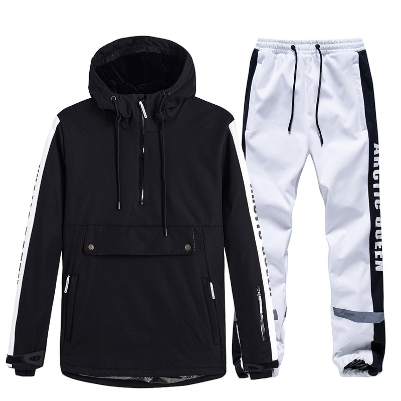 Pulover s kapuljačom Muško ili žensko odijelo za led i snijeg Odjeća za snowboarding Vodootporni zimski kostimi Skijaške jakne i hlače Unsex