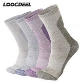 LOOGDEEL Ανδρικά Γυναικεία Χειμερινά αθλήματα εξωτερικού χώρου Merino Μάλλινες κάλτσες Snowboard Ορειβασία Σκι Thicken Warmth Moisture Wicking Κάλτσες