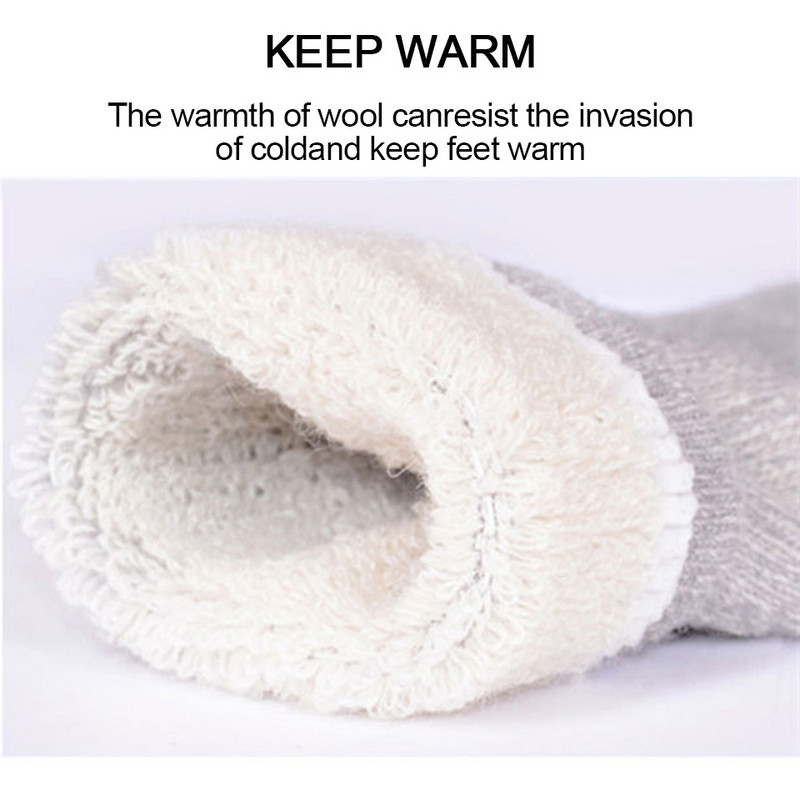 Χειμερινές μάλλινες ζεστές κάλτσες σκι Πυκνές κάλτσες που απομακρύνουν την υγρασία Άνδρες Γυναικείες Υπαίθριες δραστηριότητες ορειβατικού σνόουμπορντ Αθλητικές Παχύρες Κάλτσες