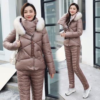 Lady Ski Jumpsuit Casual Χοντρό Χειμώνα Ζεστό Γυναικείο Snowboard Skisuit Σετ παντελόνι σκι για εξωτερικούς χώρους Σετ φερμουάρ για σκι