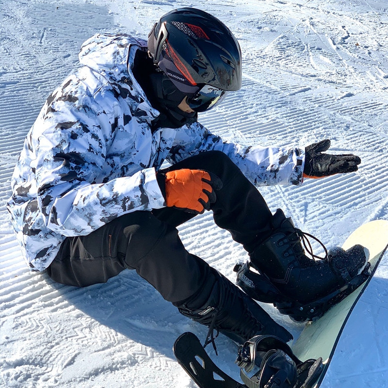 Muško skijaško odijelo otporno na vjetar i vodootporno snowboard sportsko odijelo za skijanje na otvorenom + hlače super toplo odijelo za kampiranje i vožnju