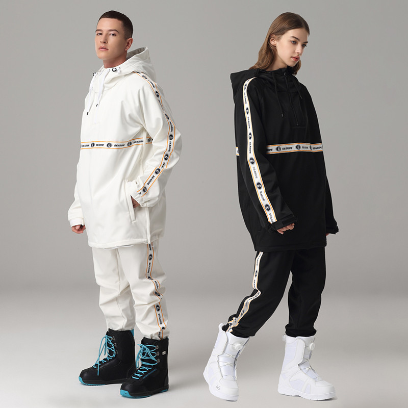 Síruha férfi és női téli meleg szélálló vízálló kültéri sport hódzsekik és nadrágok sífelszerelés snowboard kabát