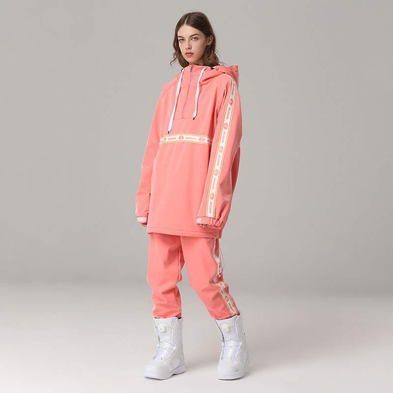 Síruha férfi és női téli meleg szélálló vízálló kültéri sport hódzsekik és nadrágok sífelszerelés snowboard kabát