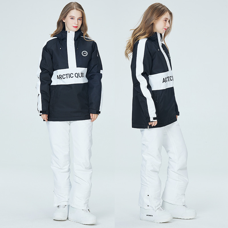 Ženski pulover Ice Snow Odijelo odgovarajuće boje Vodootporni zimski kostim Odjeća za snowboarding Skijaške jakne + hlače na naramenice