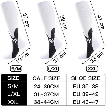 3 чифта компресионни чорапи против разширени вени за облекчаване на болката в краката Мъжки дамски спортни чорапи против умора Компресивни чорапи за облекчаване на болката