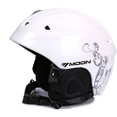 Moon CE sertifikatas PC + EPS suaugusiems skirtas slidinėjimo šalmas Vyrams Moterų čiuožimo riedlenčių šalmas Sniego sporto snieglenčių šalmai su apsauginiais akiniais