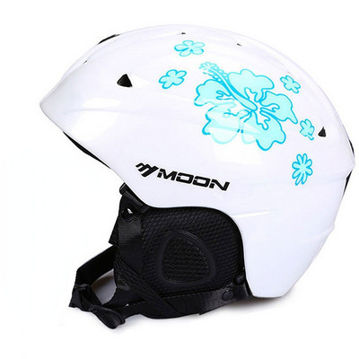 Moon CE sertifikatas PC + EPS suaugusiems skirtas slidinėjimo šalmas Vyrams Moterų čiuožimo riedlenčių šalmas Sniego sporto snieglenčių šalmai su apsauginiais akiniais
