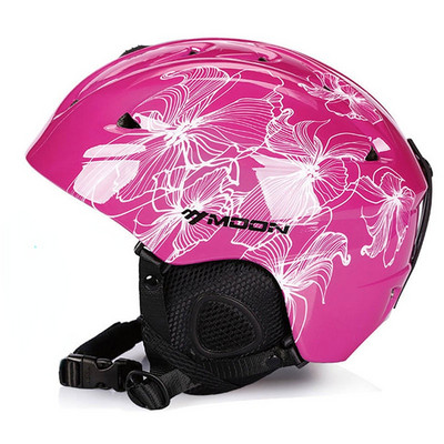 Moon CE sertifikatas PC + EPS suaugusiems skirtas slidinėjimo šalmas Vyrams Moterų čiuožimo riedlenčių šalmas Sniego sporto snieglenčių šalmai su apsauginiais akiniais