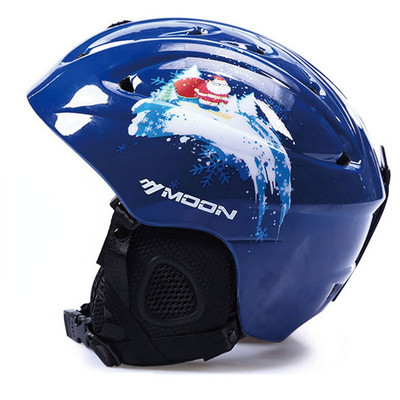 Moon CE sertifikatas PC + EPS suaugusiems skirtas slidinėjimo šalmas Vyrams Moterų čiuožimo riedlenčių šalmas Sniego sporto snieglenčių šalmai su apsauginiais akiniais