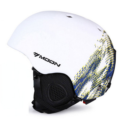 Moon CE sertifikatas PC + EPS suaugusiems skirtas slidinėjimo šalmas Vyrams Moterų čiuožimo riedlenčių šalmas Sniego sporto snieglenčių šalmai su apsauginiais akiniais