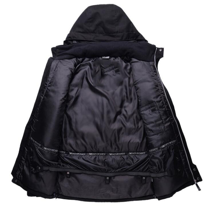 Férfi téli meleg síruha hó síelés férfi ruhakészlet kültéri termikus vízálló szélálló snowboard dzsekik és nadrágok