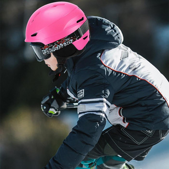 Κράνος ποδηλάτου μόδας Κράνος για σκι Unisex Αποσπώμενο μαξιλάρι αυτιού Κράνος ποδηλάτου Αθλητική ασφάλεια