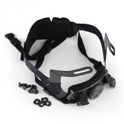 Šalmo vidinė pakabos sistema Šaudymo medžioklės CS šalmai Reguliuojamo galvos užrakto dirželio priedai, skirti greitai nupjautam šalmui