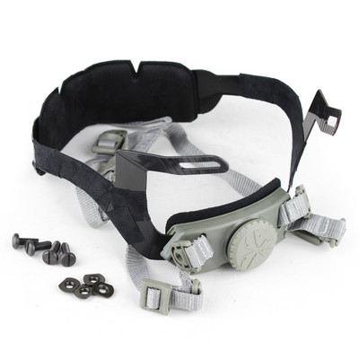 Šalmo vidinė pakabos sistema Šaudymo medžioklės CS šalmai Reguliuojamo galvos užrakto dirželio priedai, skirti greitai nupjautam šalmui