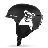 Új uniszex sí-showboard bukósisak CE tanúsítvánnyal, félig fedett, ütésálló felnőtteknek és gyerekeknek síelésre alkalmas sportsisak