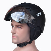 Félig fedett CE tanúsítvánnyal rendelkező sísisak, beépített kültéri sportszemüvegek sísisakok snowboard sisak