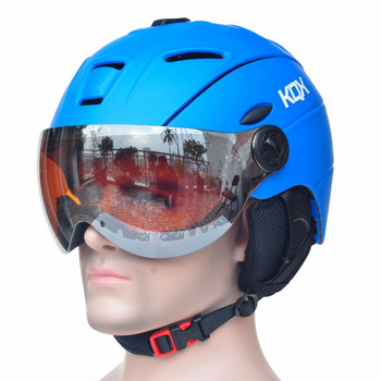 Κράνος σκι με πιστοποίηση CE, ενσωματωμένα αθλητικά γυαλιά εξωτερικού χώρου Κράνος για σκι Κράνος Snowboard