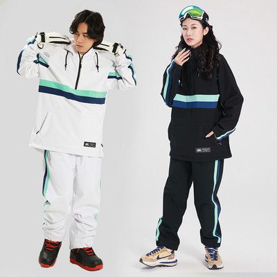 Set de schi pentru femei 2022, îmbrăcăminte de iarnă pentru bărbați, jachete de snowboard, impermeabile, salopete, costume de schi, pantaloni de zăpadă îngroșați.