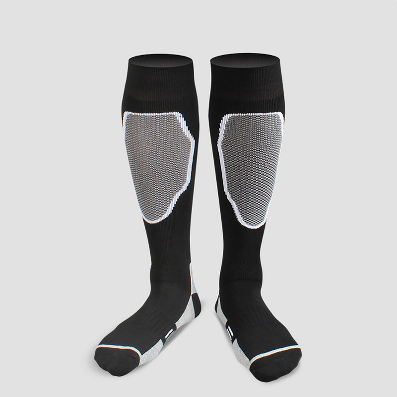 Мъжки и дамски чорапи за ски туризъм на открито Устойчиви на износване дебели топли хавлиени долнища Спортни чорапи Дълги ски чорапи