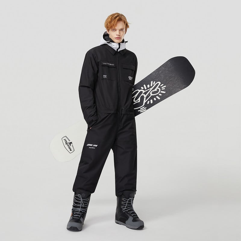 Debeli muški, ženski, jednodijelni skijaški kombinezon, jakna za sportove na otvorenom, snowboard, topli kombinezon, vodootporna zimska odjeća, kombinezon s kapuljačom