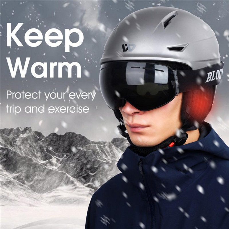 Korisna biciklistička kaciga održava toplinu Muškarci Žene Skijaška kaciga Sportska sigurnost Otporna na udarce E-biciklistička kaciga Biciklizam