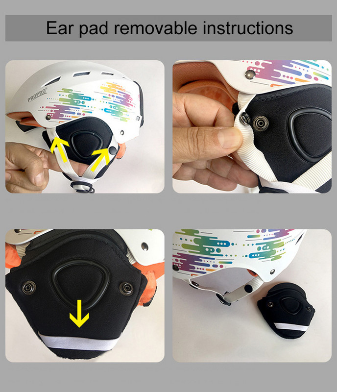 2022 CE minősítés PC+EPS felnőtt tinédzser sísisak férfi női gördeszkás sportsisak Snowboard sisakok hósport sisakok