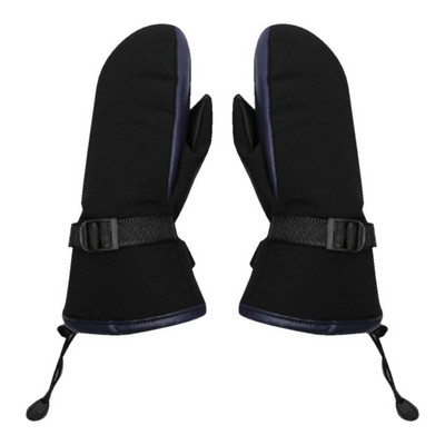 1 pár téli fűthető kesztyű ujjatlan érintőképernyős vízálló elektromos fűtés Futás sport túrázás síkesztyű