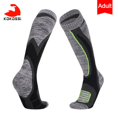 KoKossi Sportske na otvorenom Duge skijaške čarape Podebljano dno ručnika Održavaju toplinu Mekane udobne planinske čarape koje upijaju znoj