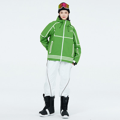 2022 új síruha férfi női színes havas síkabát meleg szélálló téli szabadtéri snowboard nadrág vízálló alpesi síruha