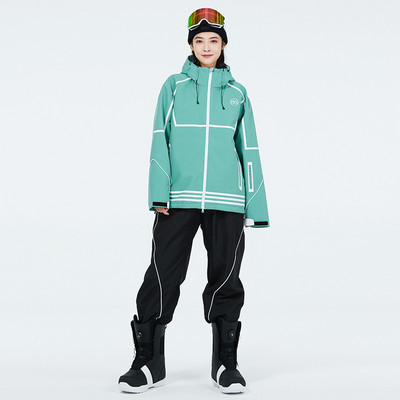 2022 új síruha férfi női színes havas síkabát meleg szélálló téli szabadtéri snowboard nadrág vízálló alpesi síruha