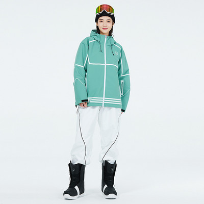 2022 új síruha férfi női színes havas síkabát meleg szélálló téli szabadtéri snowboard nadrág vízálló alpesi síruha