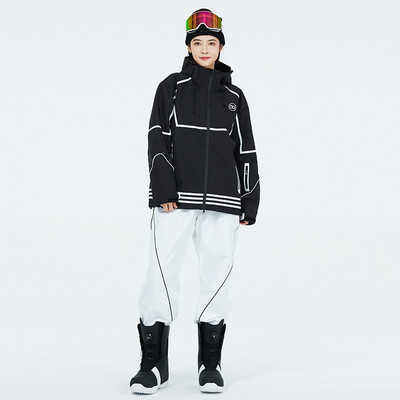 2022 új síruha férfi női színes havas síkabát meleg szélálló téli szabadtéri snowboard nadrág vízálló alpesi síruha