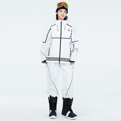 2022 új síruha férfi női színes havas síkabát meleg szélálló téli szabadtéri snowboard nadrág vízálló alpesi síruha