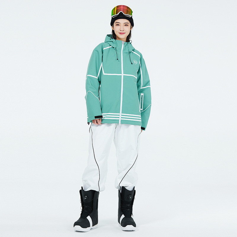 2022 új síruha férfi női színes havas síkabát meleg szélálló téli szabadtéri snowboard nadrág vízálló alpesi síruha