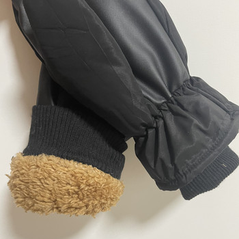 1 чифт ски неплъзгащи се водоустойчиви модни удебелени ръкавици Мъже Жени На открито Колоездене за възрастни Ветроустойчива ръкавица за сняг Сноуборд ръкавици
