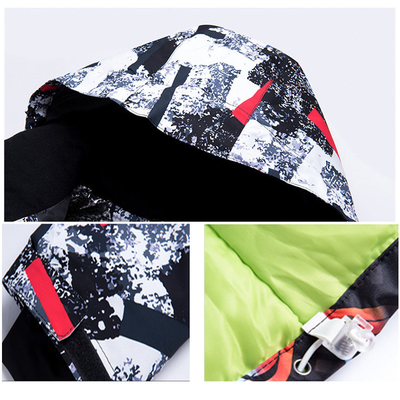 Hegyi sport férfi síszett Téli bemelegítő férfi hóruhák vízálló férfi snowboard öltönyök kültéri dzseki nadrág tréningruha