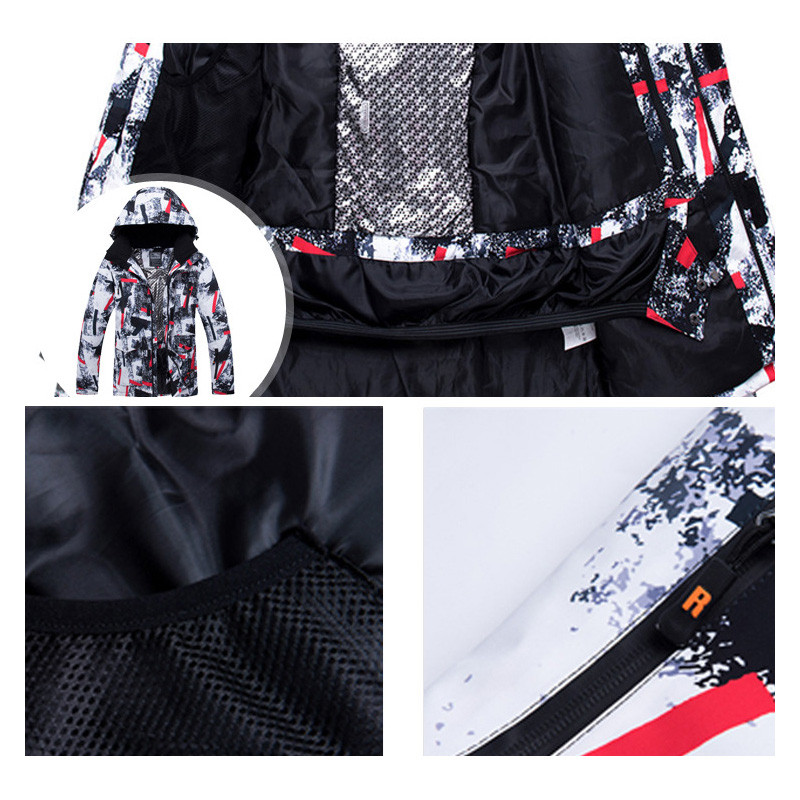 Hegyi sport férfi síszett Téli bemelegítő férfi hóruhák vízálló férfi snowboard öltönyök kültéri dzseki nadrág tréningruha